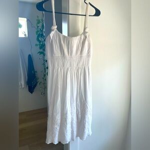 White y2k lace dress
